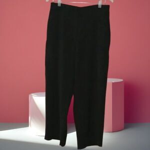 Herman Geist Elegant Ankle Cropped Black Pants Size 10